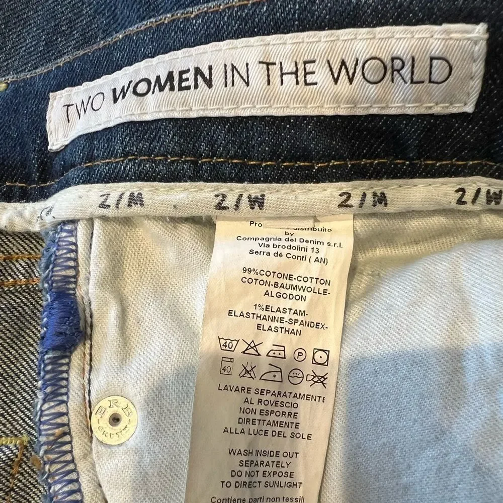 Two Women in the World Low Rise Flare Jeans Size 26/2